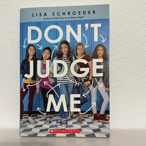 Scholastic 'Don't Judge Me' Book - Blue and White Cover
